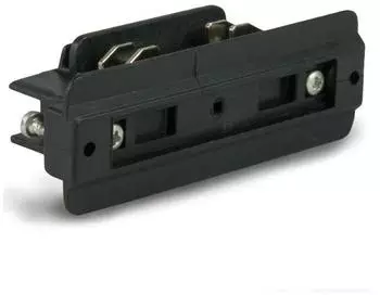 ISOLED 3-Phasen CLASSIC - Linear-Verbinder für Stromschienen, stromführend, Schwarz