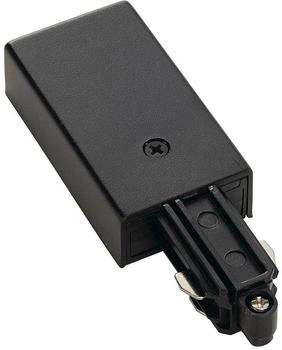 SLV Einspeiser für 1-Phasen HV-Stromschiene, Aufbauversion schwarz, Erde