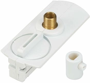 SLV Pendelleuchtenadapter f&uuml;r Hochvolt 1Phasen-Aufbauschiene, wei&szlig;, inkl. Zugent [EEK: B]