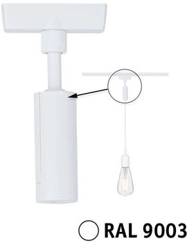 Paulmann 95655 Hochvolt-Schienensystem-Komponente Pendeladapter Signal-Wei&szlig;