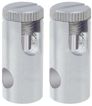 Paulmann 97283 Niedervolt-Seilsystem-Komponente Stromeinspeisung 2er Set Chrom (matt)