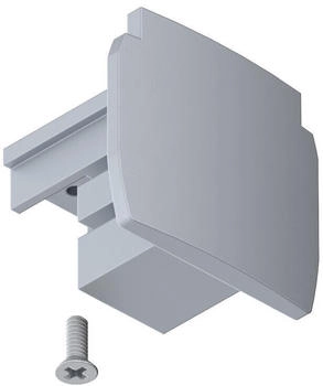Paulmann 91382 ProRail3 Endcap Hochvolt-Seilsystem-Komponente Endkappe ProRail3 Silber