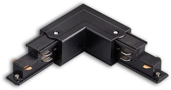 ISOLED 3-Phasen DALI L-Verbinder für Aufbauschiene, N-Leiter außen, schwarz