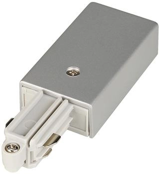 SLV 143042 Einspeiser für 1-Phasen HV-Stromschiene Aufbauversion silbergrau