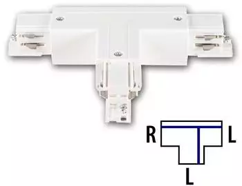 Kanlux T-Verbinder "TEAR N CON-T RLL-W" für "TEAR 3-Phasen-Stromschiene" Weiß