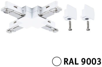 Paulmann 95648 Hochvolt-Schienensystem-Komponente X-Verbinder Signal-Wei&szlig;