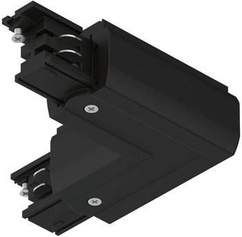 Paulmann 91375 Schienensystem ProRail3 Verbinder L-St&uuml;ck Innen 101x101mm max. 3.680W Schwarz Schienensysteme Deckenschiene Metall, Kunststoff
