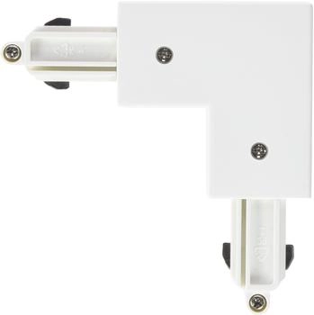 SLV 143061 Eckverbinder für 1-Phasen HV-Stromschiene Aufbauversion weiss Erde