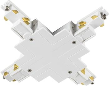 SLV X-Verbinder für S-TRACK 3-Phasen-Einbauschiene, DALI, weiß (1006536) [EEK: B]