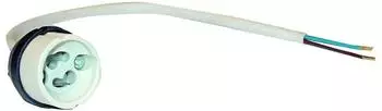 rutec GZ10 + GU10 Fassung mit Zuleitung (55006)