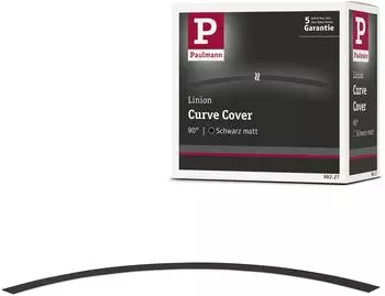 Paulmann Linion Abdeckung Kurve in Schwarz-matt (98227)