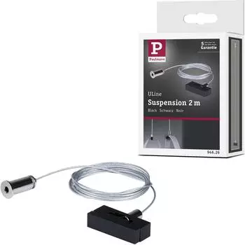 Paulmann 94626 ULine Zubehör Gurt Abhängung 45x15mm Schwarz