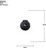 Star Trading Orby Lampenschirm Schwarz (803-86)