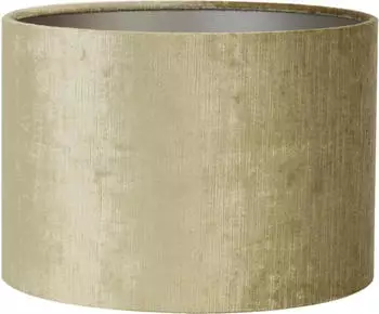 Light & Living Lampenschirm Zylinder Gemstone Bronze Ø30x21cm Rund Samt