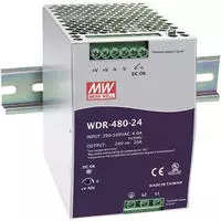 Meanwell MEAN WELL WDR-480-24 - 480 W - 180 - 550 V - 47 - 63 Hz - 1.6 - 4 A - Aktiv