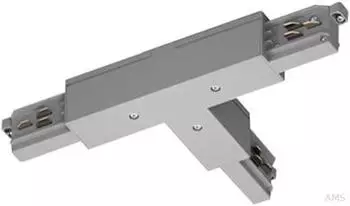 LTS ONETrack T-Verbinder PE innen links 3-Phasen-Stromschiene grau (ST-A T/PE-IN-L/9015)