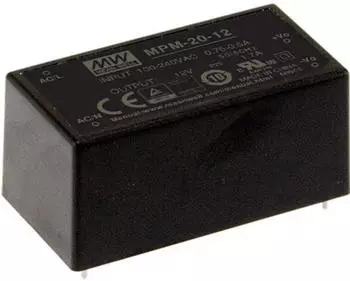 Mean Well MPM-20-12 AC/DC-Printnetzteil 12V/DC 1.8A 21.6W (MPM-20-12)