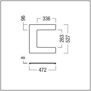 Zumtobel ARTELEA SUP C-BASE Leuchtenfuss Verlängerung (42189298)