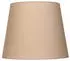 Licht-Erlebnisse Konischer Lampenschirm willow Stoff für Stehlampe E27 Cappuccino (DO1/9/0023)