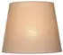 Licht-Erlebnisse Konischer Lampenschirm willow Stoff für Stehlampe E27 Cappuccino (DO1/9/0023)