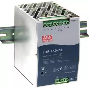 Mean Well SDR-480-24 Hutschienen-Netzteil 24V 20A 480W (SDR-480-24)
