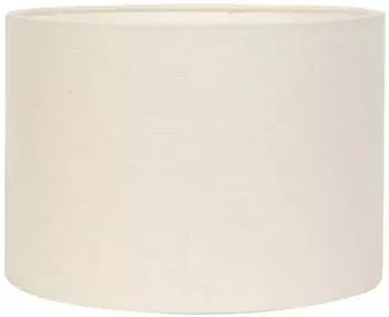 Light & Living Livigno Lampenschirm Zylinder Stoff cremewei&szlig; &Oslash;30x21cm (2230811)