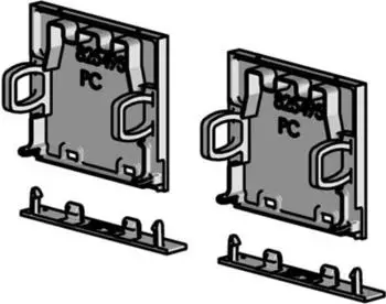 LTS Lichtkanal 060 Enddeckel, weiß, 2er-Pack (662555)