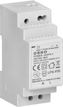 Orno PSU-1643 Netzteil DIN-Schiene 12VDC 2A 24W (OR-PSU-1643)