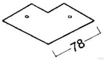 Zumtobel ABD-PL Kaschierung Winkelverbinder 3-Phasen L3+DALI wei&szlig; (S2802260)