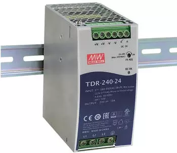 Mean Well TDR-240-24 Hutschienen-Netzteil (DIN-Rail) 24V/DC 10A 240W (TDR-240-24)