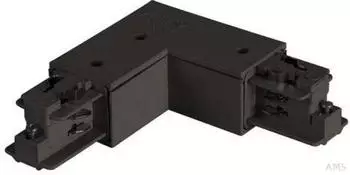 Brumberg Eckverbinder 90&deg; 3-Phasen-/1-Phasen-Stromschiene Schutzleiter innen Schwarz (88126080)