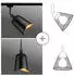 Paulmann URail Schirm Alvaro DecoSystems 144mm schwarz matt/gold matt (95604)