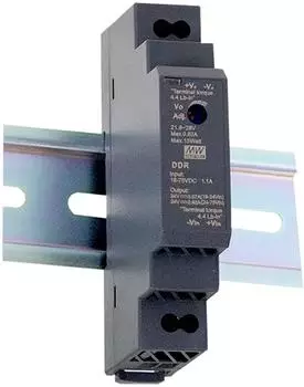 Mean Well DDR-15G-24 Hutschienen-DC/DC-Wandler 24V/DC 0,63A 15W (DDR-15G-24)
