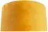 QAZQA Lampenschirm Zylinder Samt, gelb, goldene Innenseite 50/50/25 (97506)