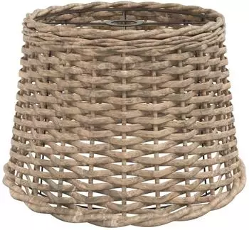 vidaXL Deckenlampen-Schirm Korbweide Braun &Oslash;40x26cm (364377)