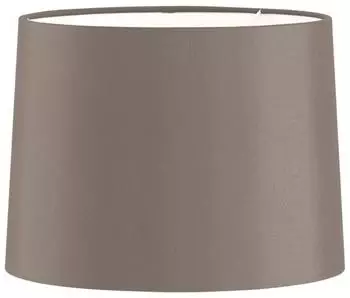 Wofi Lampenschirm Rund Textil/Kunststoff Cappuccino Braun, &Oslash;25x18,5cm (8997.01.32.0000)
