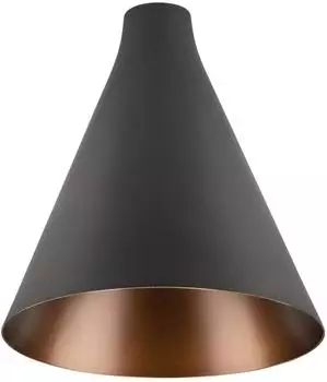 SLV LALU CONE 15 Leuchtenschirm, H:17cm, schwarz (1007532)
