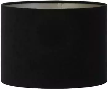 Light & Living Lampenschirm Velours schwarz Ø20cm (2220322)