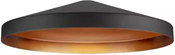 SLV LALU TETRA 36 Leuchtenschirm, schwarz, H:8,9cm (1007529)
