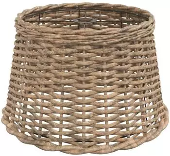 vidaXL Lampenschirm Korbweide braun &Oslash;45x28cm (364378)