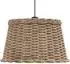 vidaXL Lampenschirm Korbweide braun Ø45x28cm (364378)