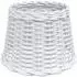 vidaXL Deckenlampen-Schirm weiß, Korbgeflecht, Ø30x20cm (364367)