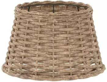 vidaXL Lampenschirm braun &Oslash;38x23cm Korbweide (364392)