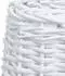vidaXL Lampenschirm Korbweide Weiß 25x17cm (287618)