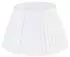 QAZQA Plissee-Lampenschirm weiß/crème rund Ø35cm (93814)