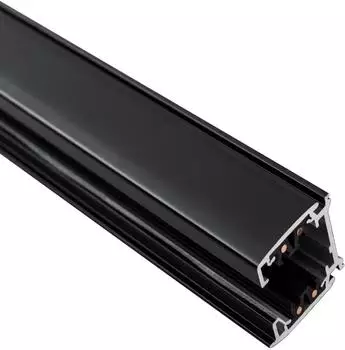 SpectrumLED 3-Phasen-Stromschiene Serie S2 Aufbau, schwarz, Aluminium, 2m, IP20 (WOJ+05164)