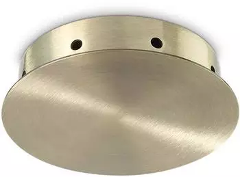 IDEAL LUX Rosone Magnetico 8-flammig, rund, gebürstetes Messing (272450)