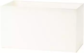 Orion Lightstyle Lampenschirm Stoff, rechteckig, creme, E27, 32x16x18cm (210.041176-04)