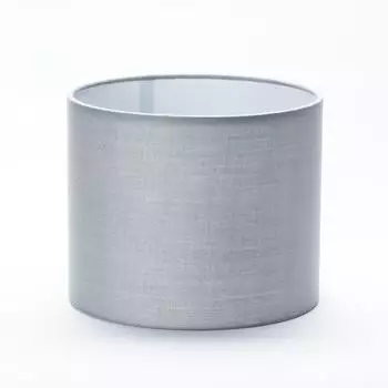 Orion Lightstyle Lampenschirm rund, Stoff, grau, Ø 20cm, E27/E14 (210.040100-02)