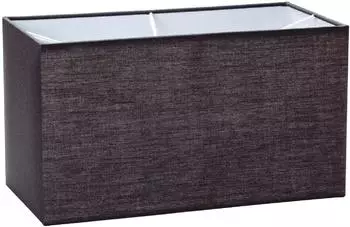 Orion Lightstyle Lampenschirm Stoff, rechteckig, schwarz, 32x16x18cm (localization_B07YX5QH6M)